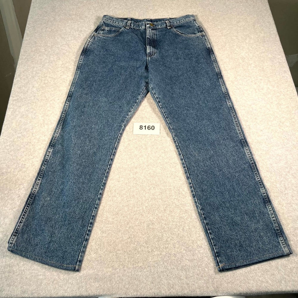 Bulwark Jeans Mens 38x37 Blue Denim Cotton Flame Resistant Workwear Heavy Duty‎